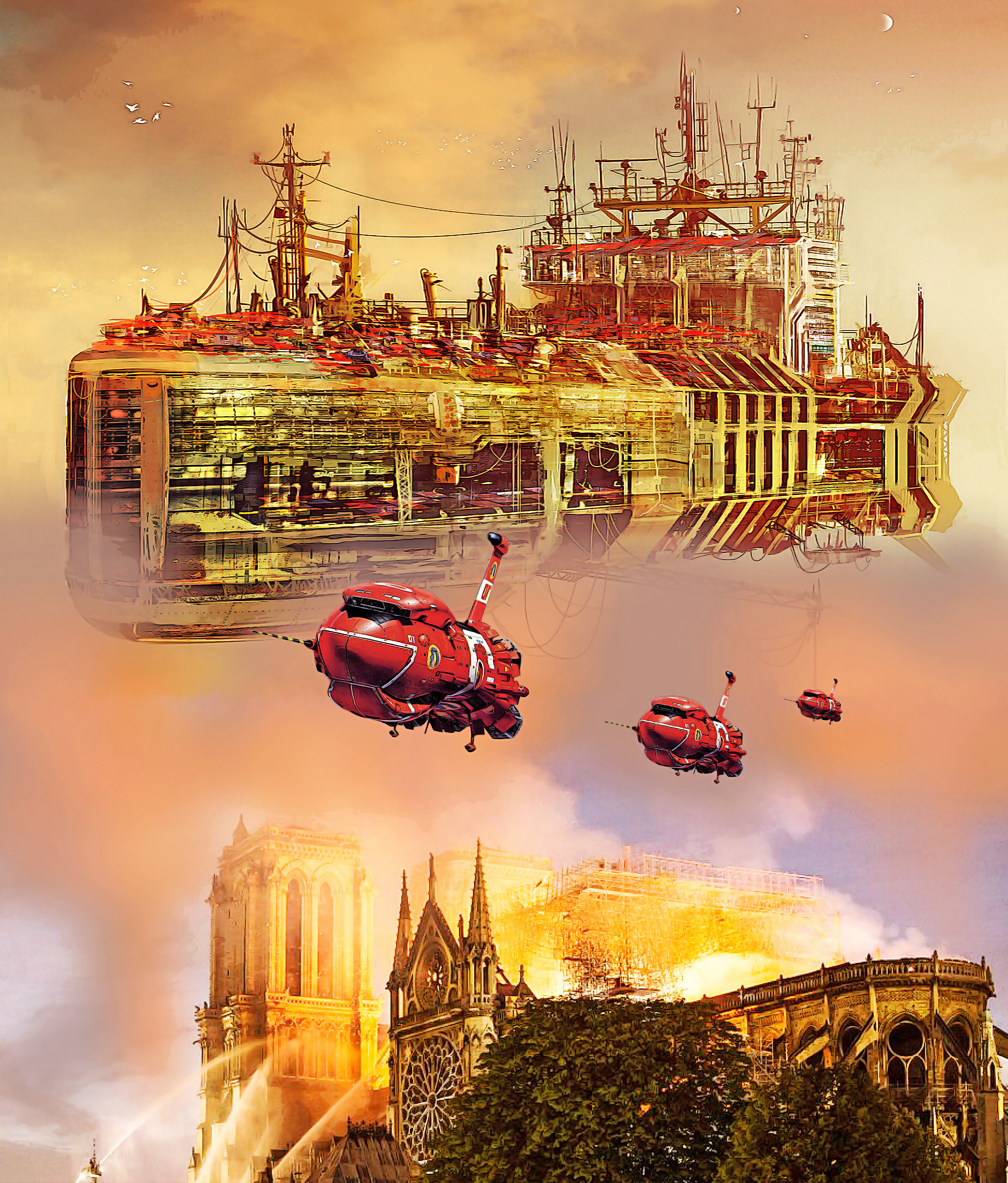 PARIS NOTRE DAME FIRE SYFY