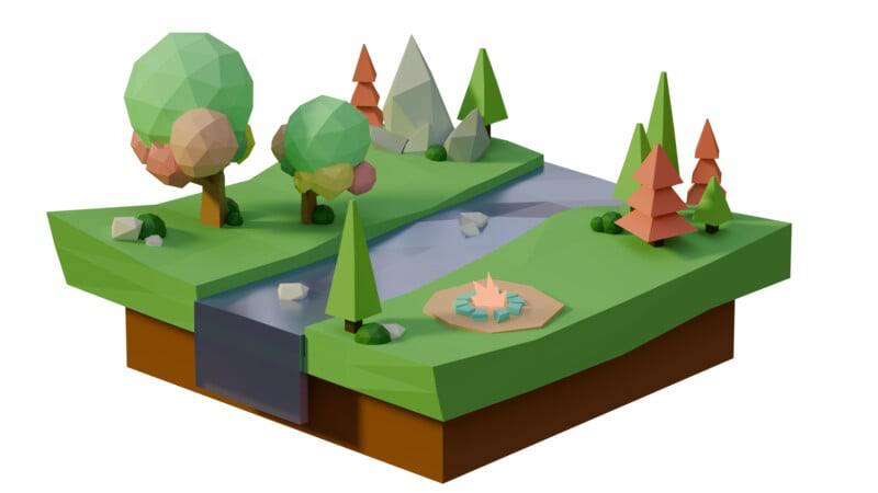 Low poly world