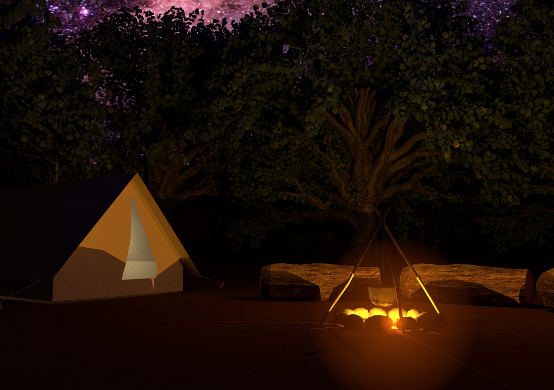 Camping by starlight