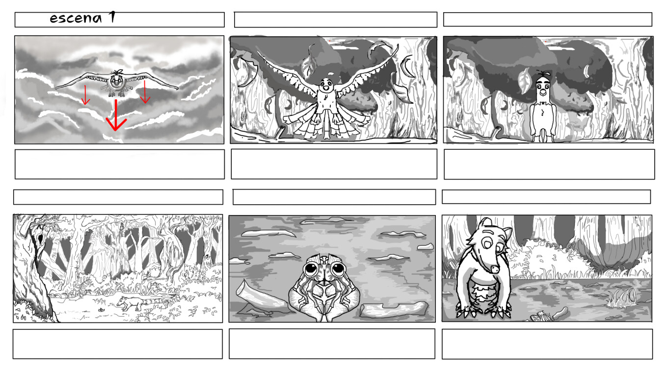animal storyboard