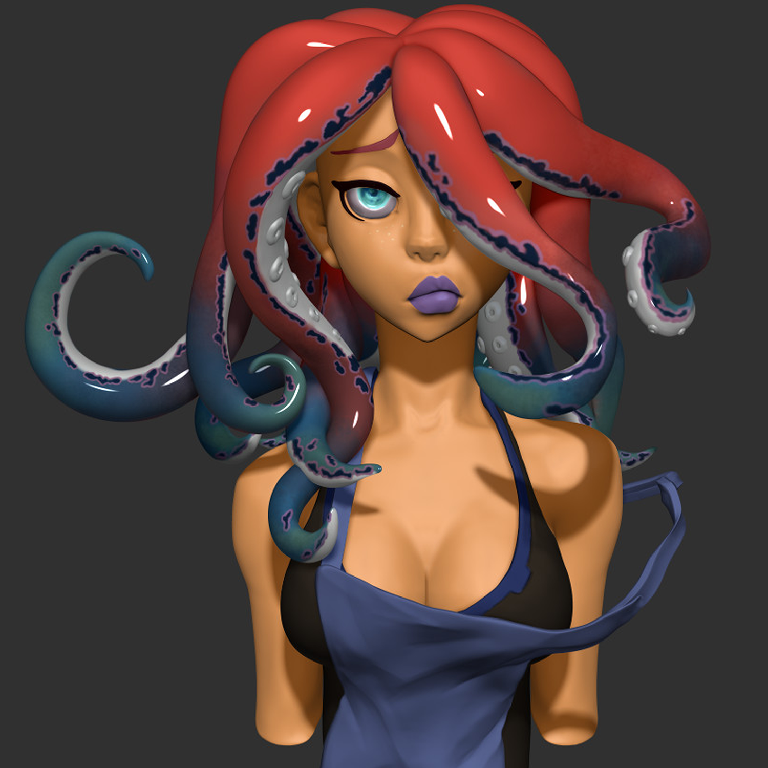 The bartender - Tentacle Girl