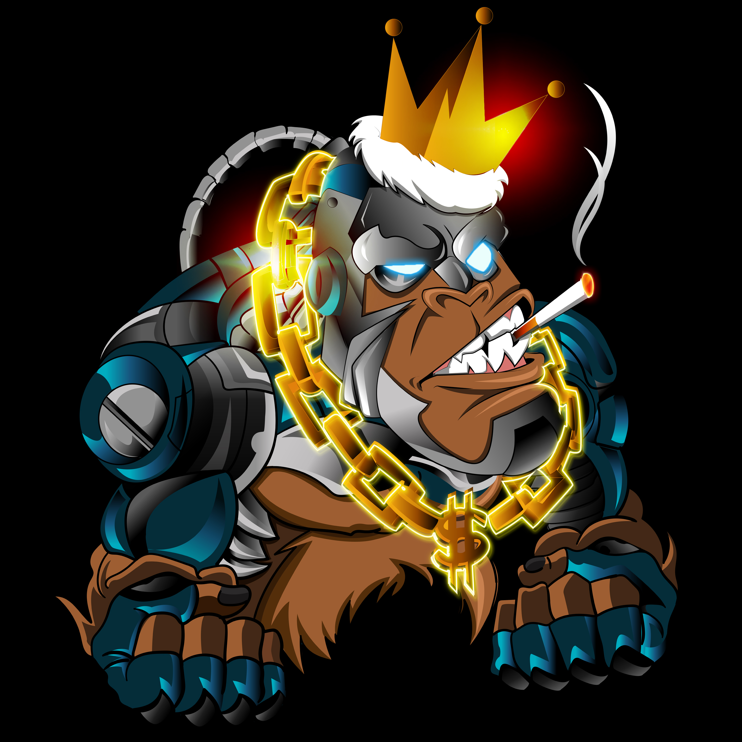Cyborg Gorilla King