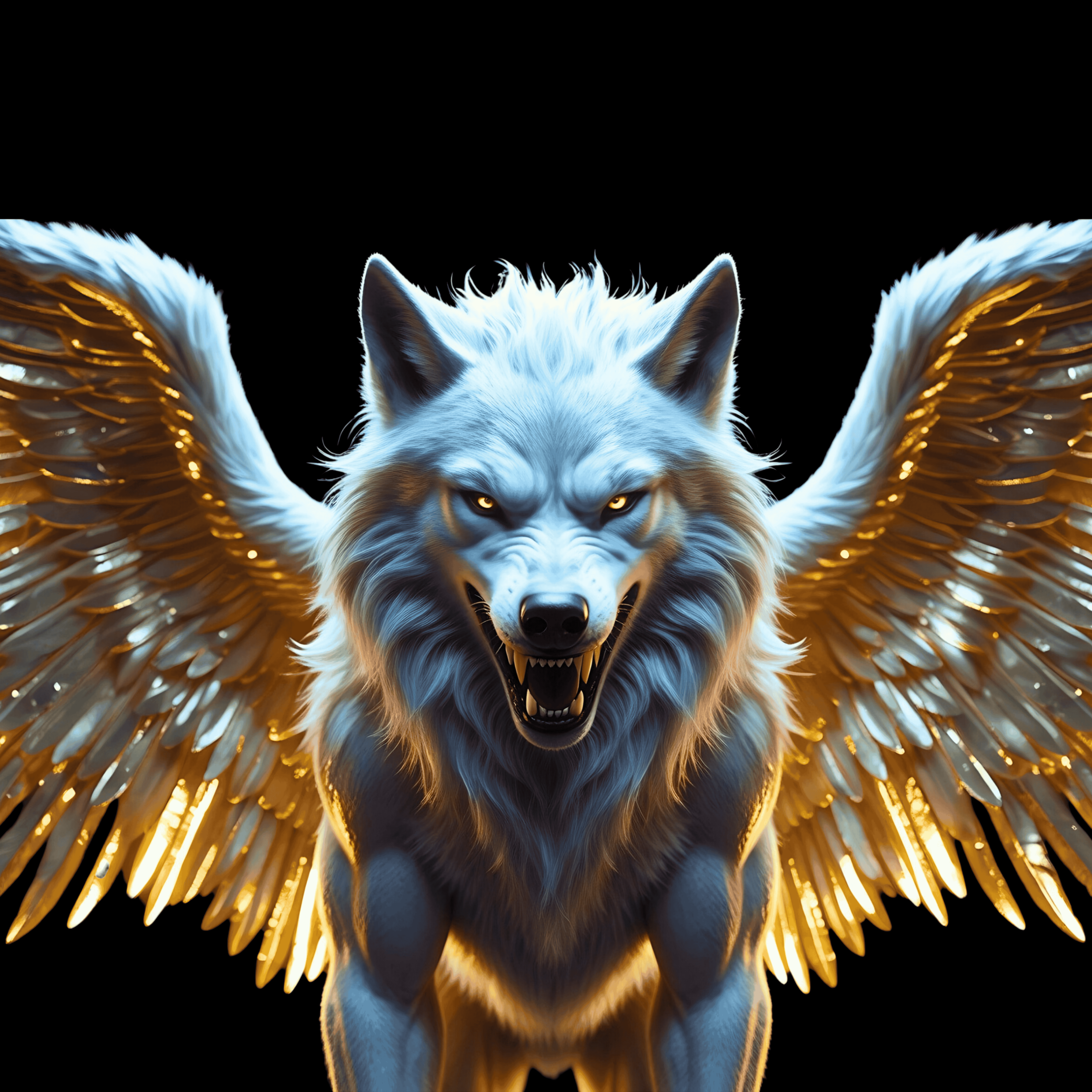 This piece captures a harmonious blend of mystery and majesty, perfect for fans of fantasy and legendary creatures that transcend imagination.