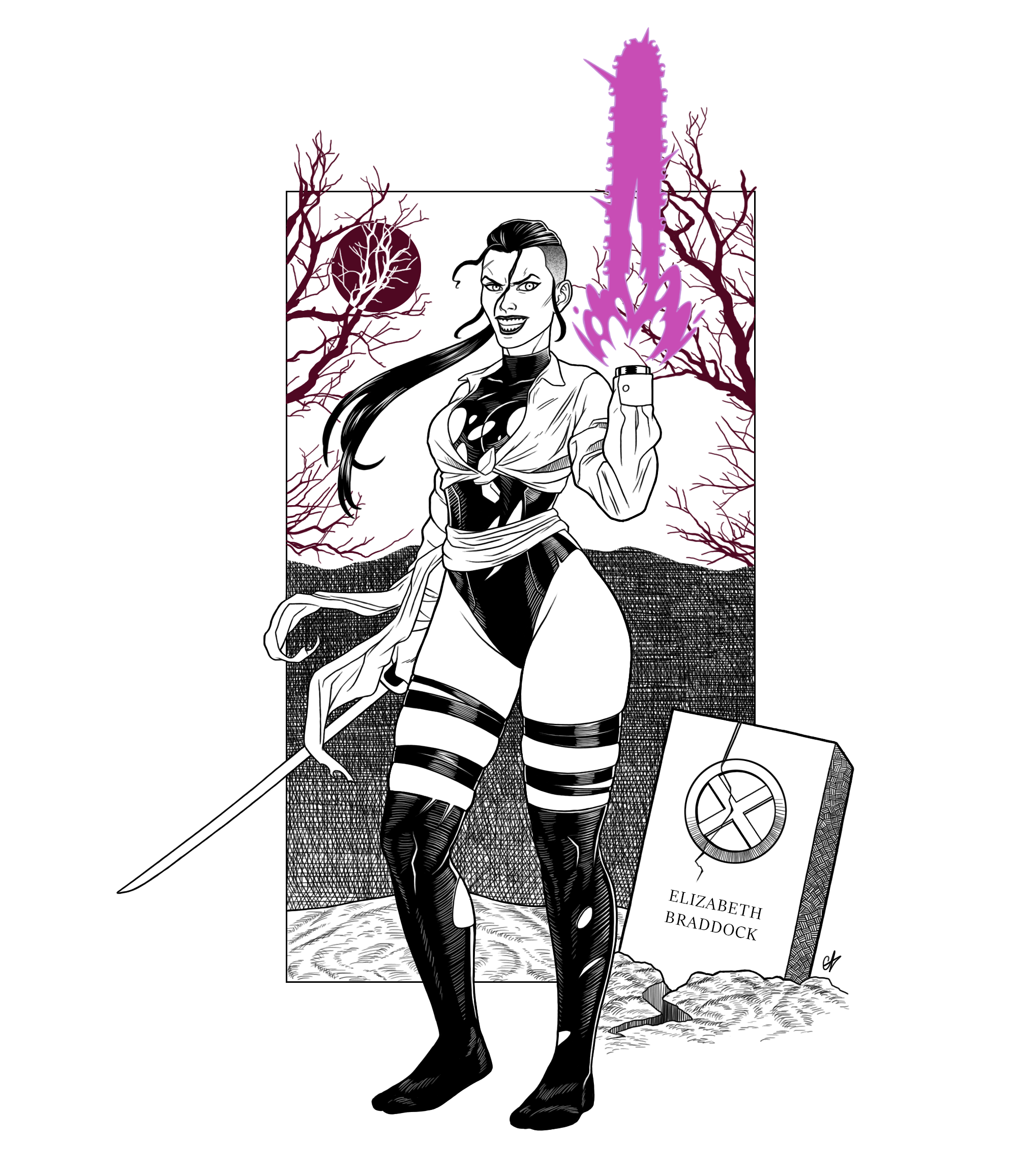 Psylocke x Evil Dead