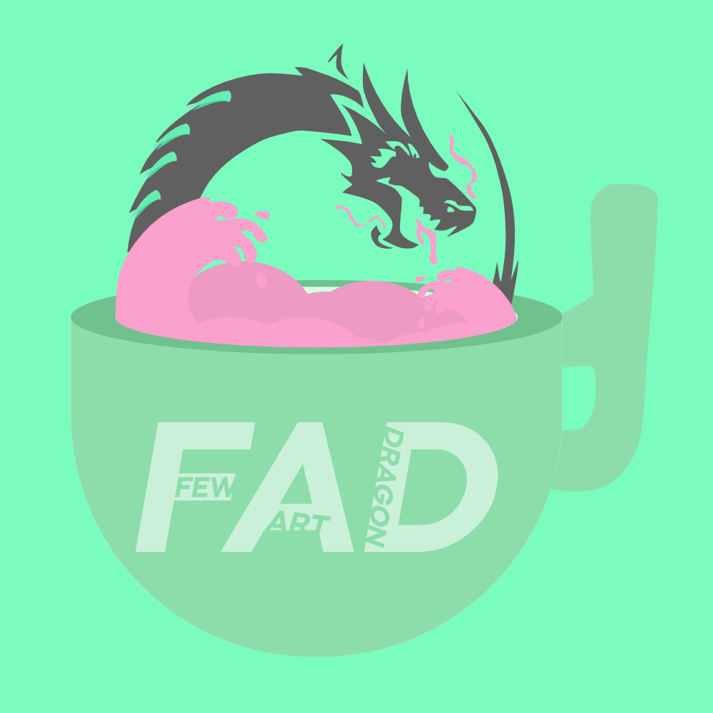 Dragon in a mug