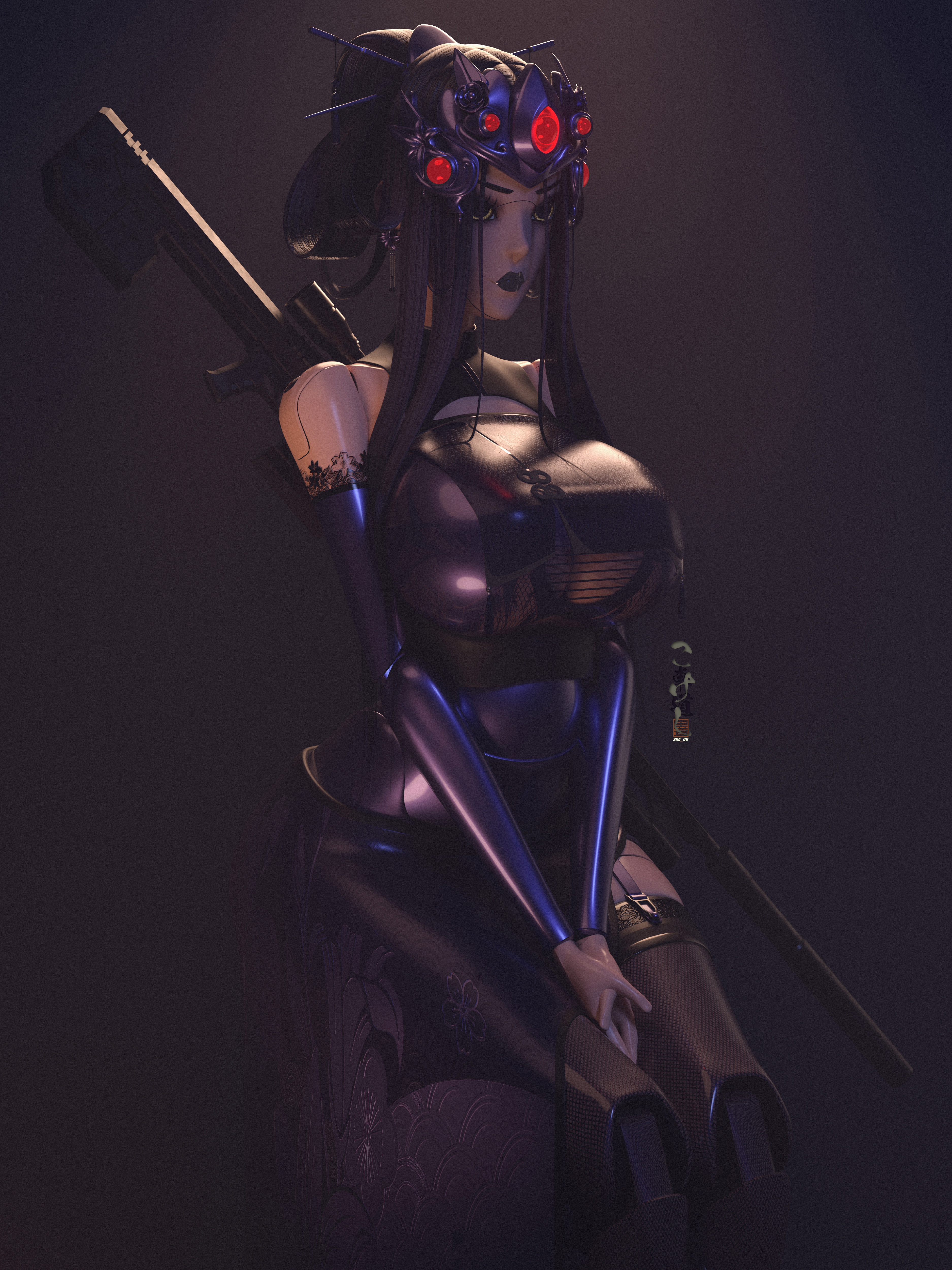 [ 2024 ] Kokeshi 13 WIDOW MAKER / Black Lily