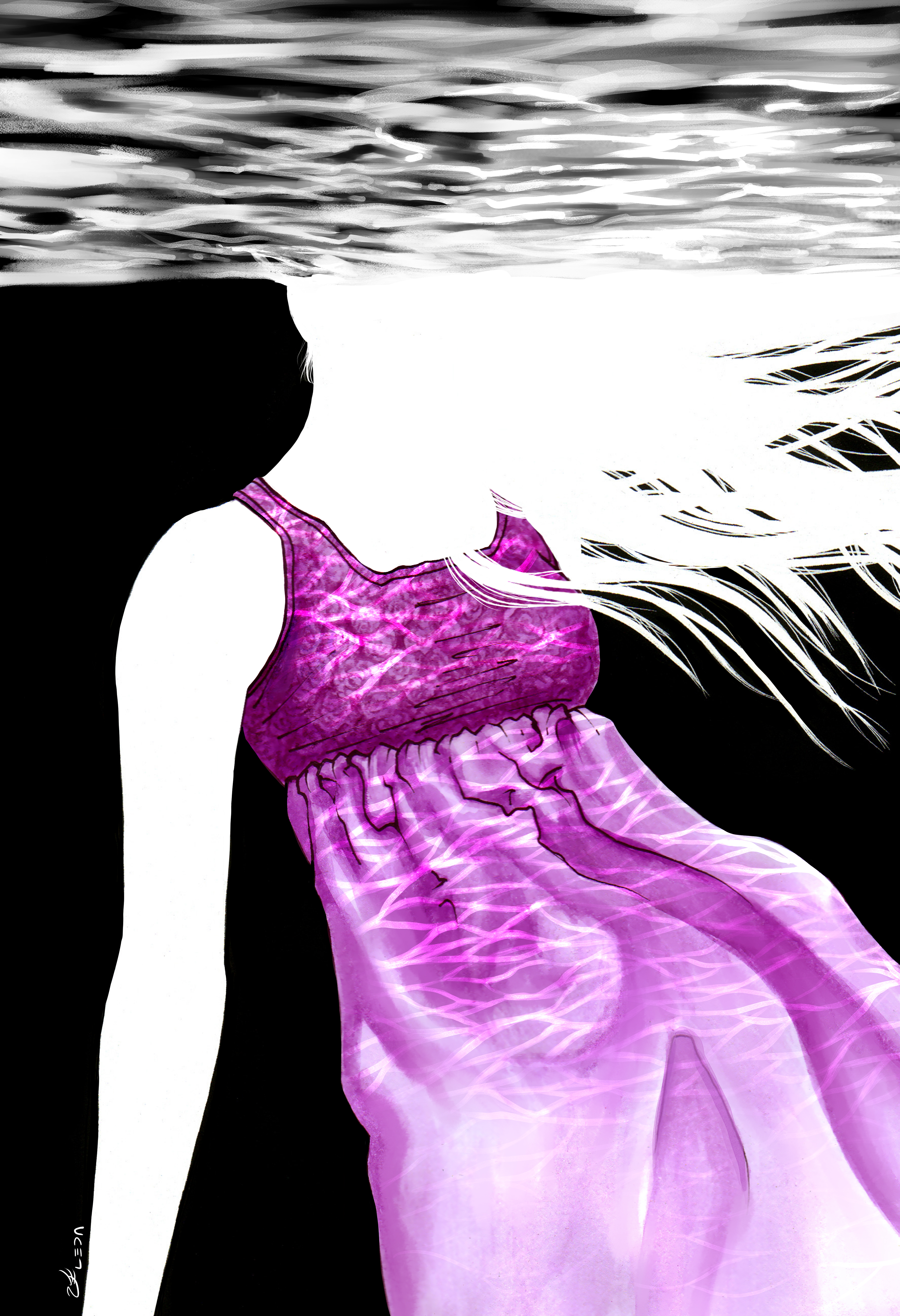 Drowning  Purple Roses