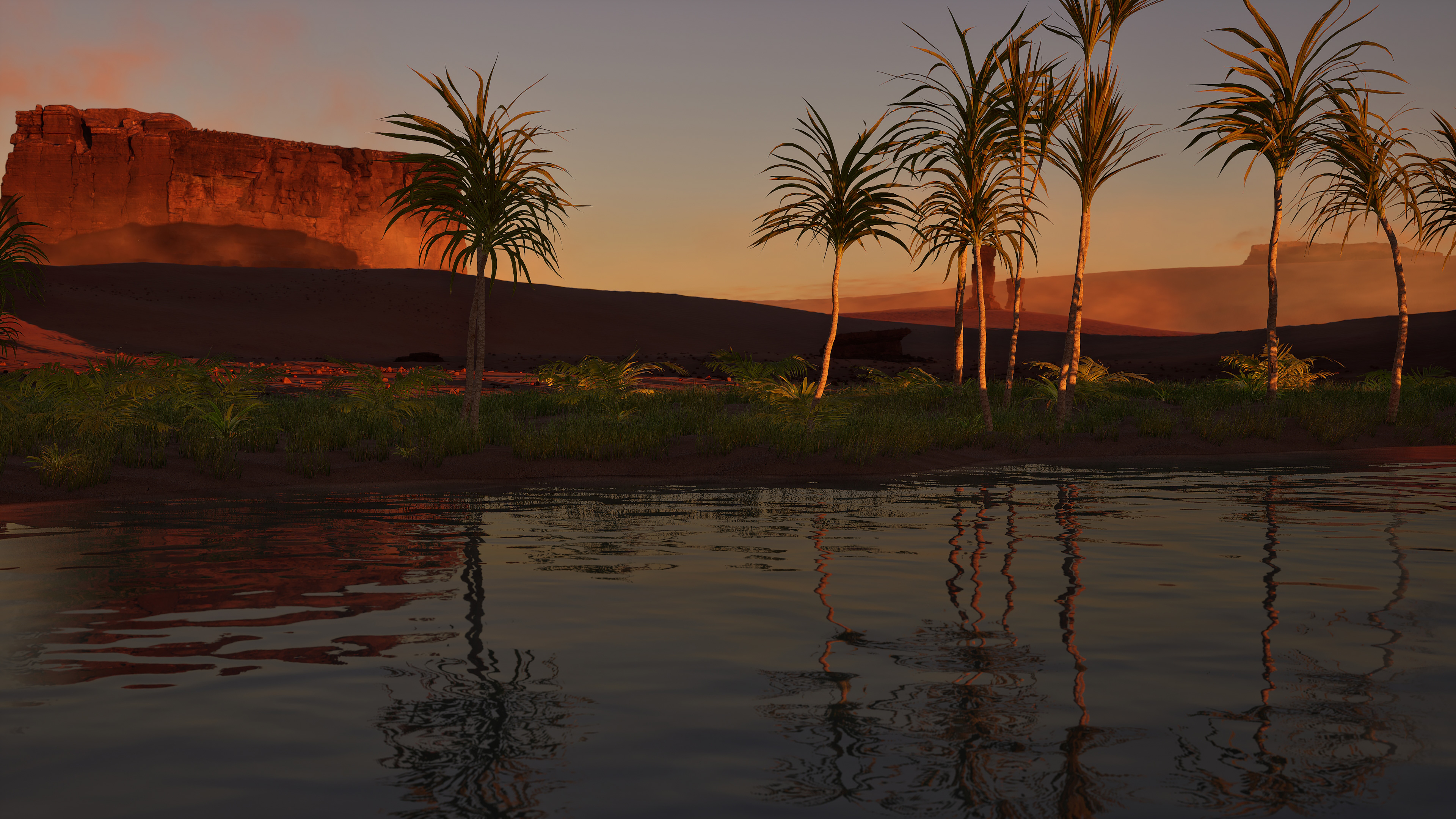 Oasis sunset 02