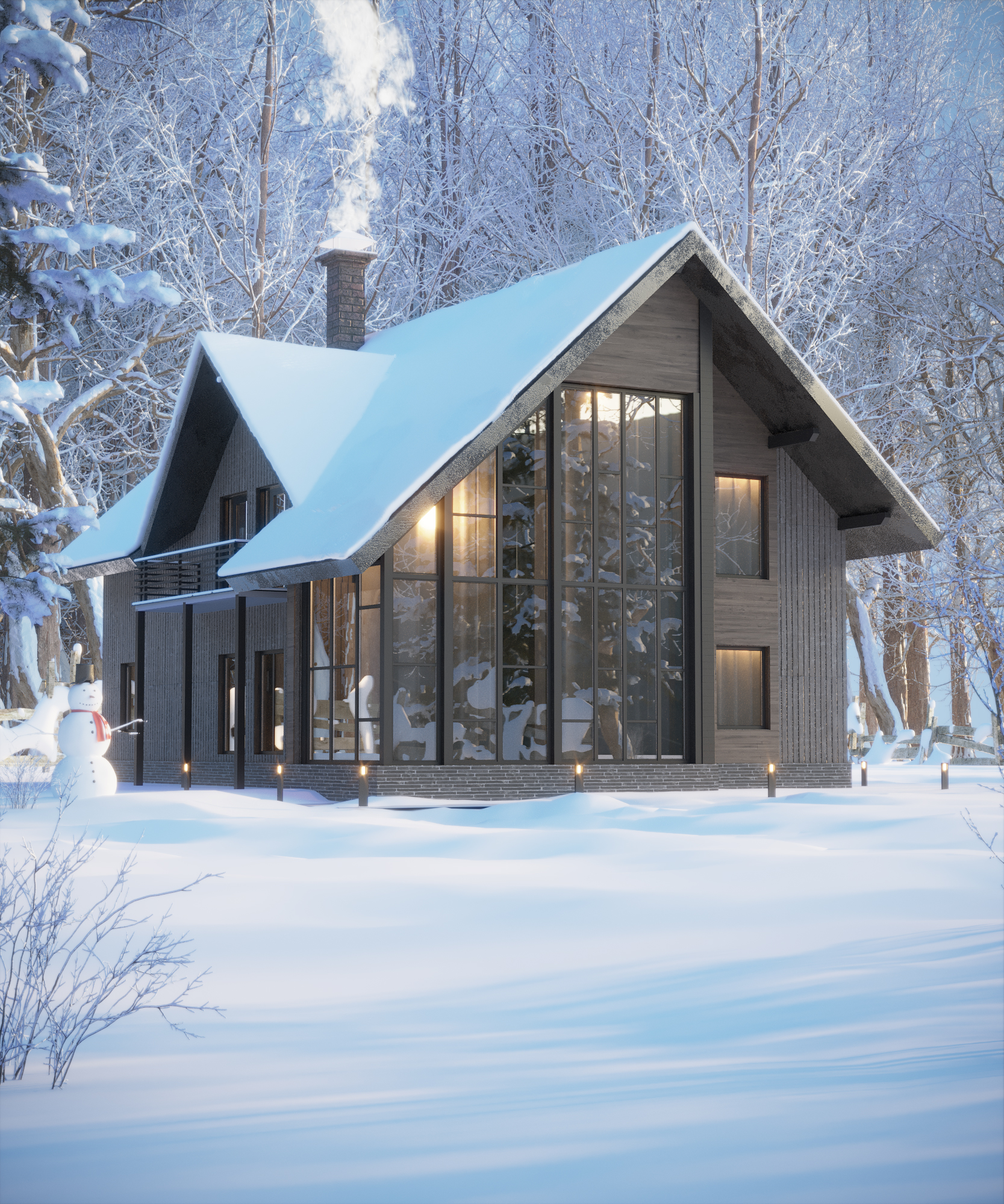 3d visualization of the exterior