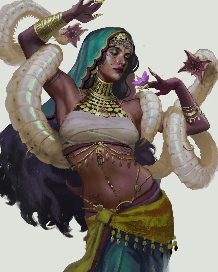 Serpent Empress of the Silken Veil