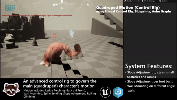 Quadruped Motion Rig