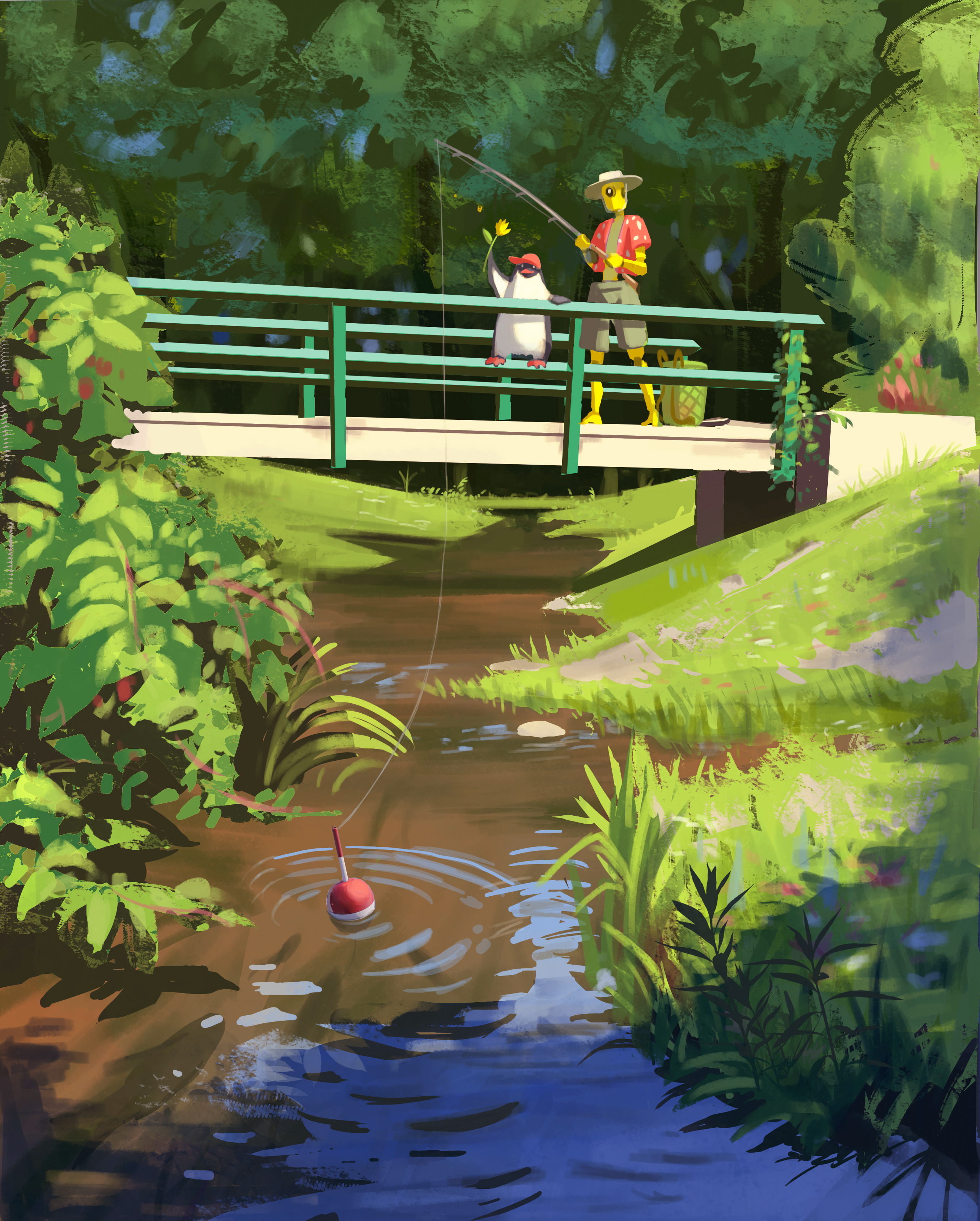 Gone Fishin’ with Robo & Ducky