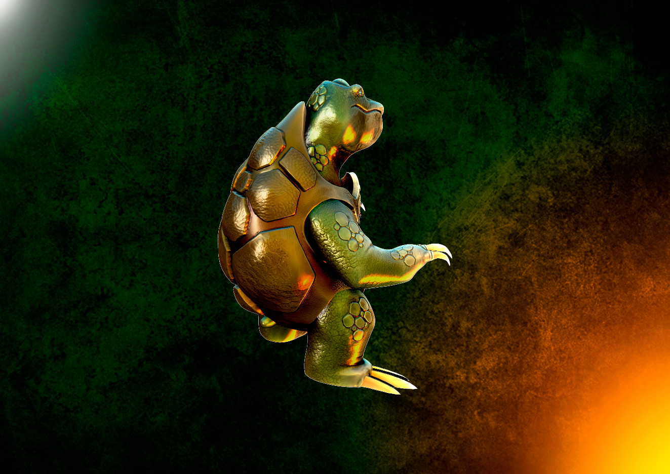 Tortankros, o Guardião do Núcleo Âmbar