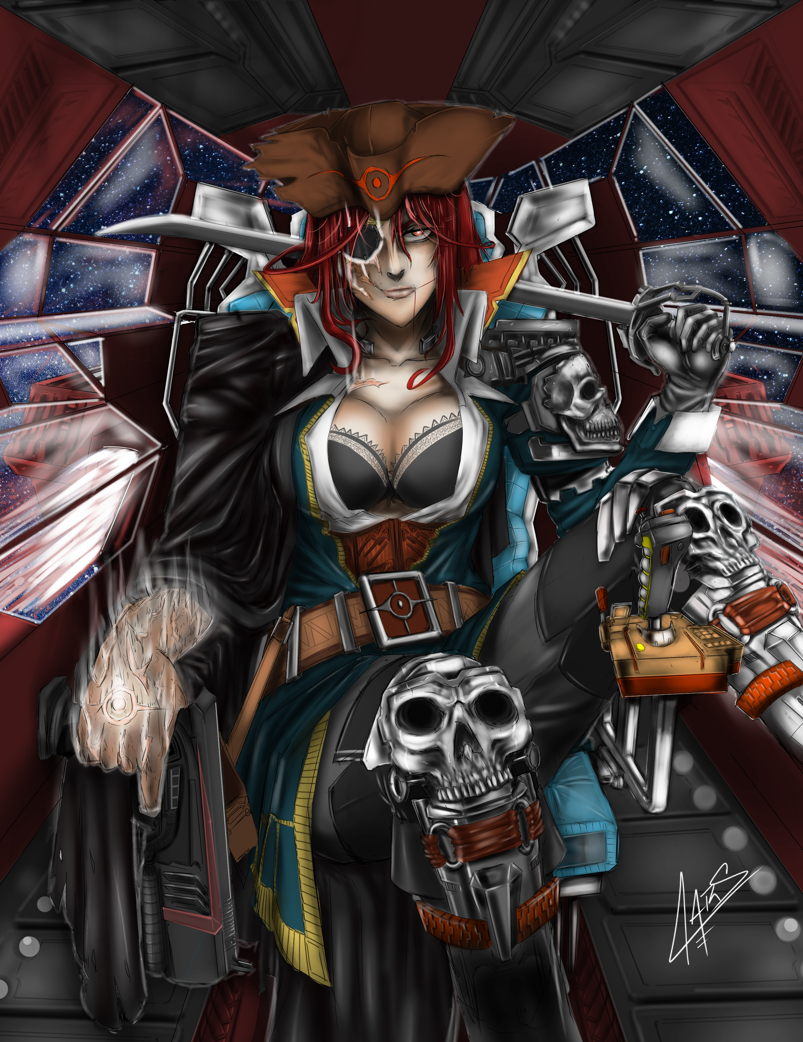 JACKY MORGAN - CAPTAIN OF SUPERNOVA OF DOOM.