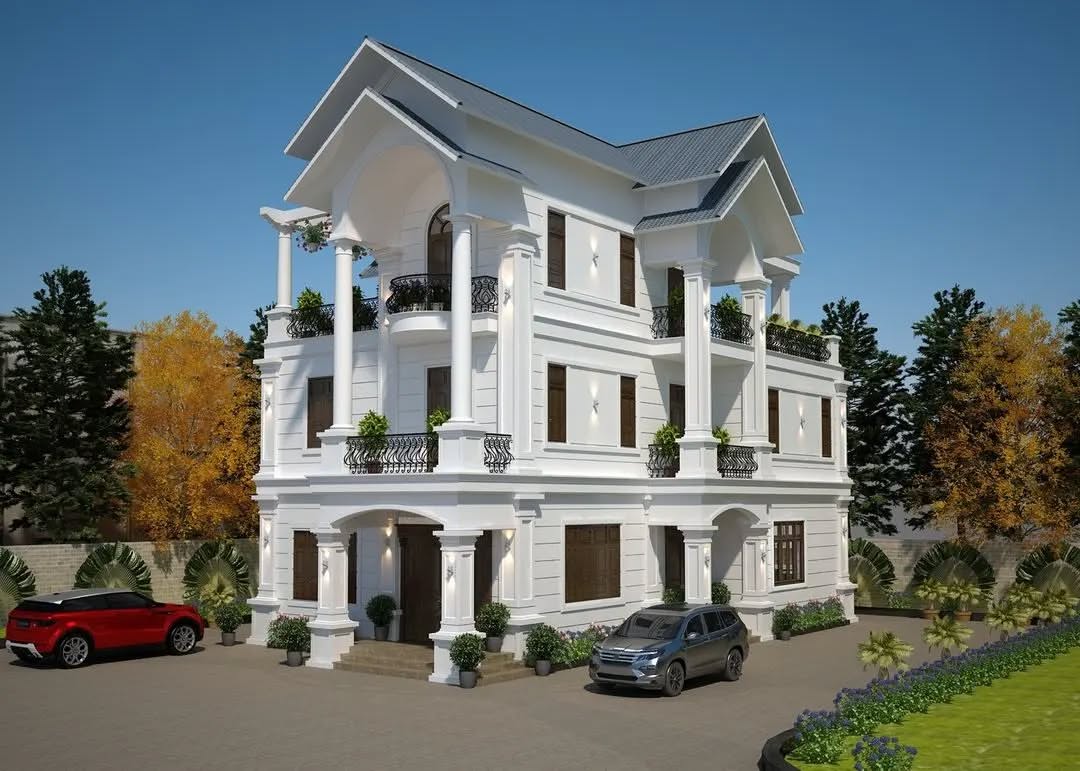 Villa with landscapes